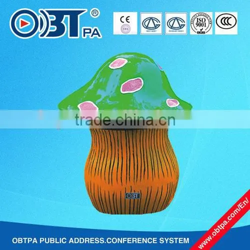 Outdoor Wateroroof bin 10W Garden Speaker OBT-1801F for park and garden