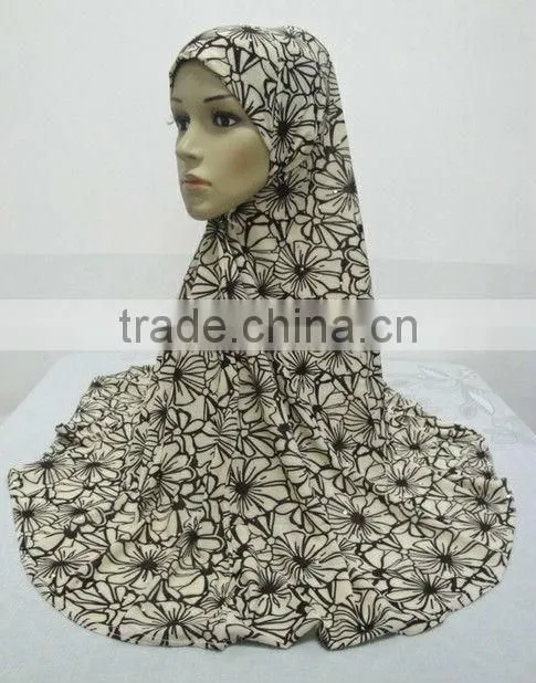 H174 latest big size print hijab,hijab scarf