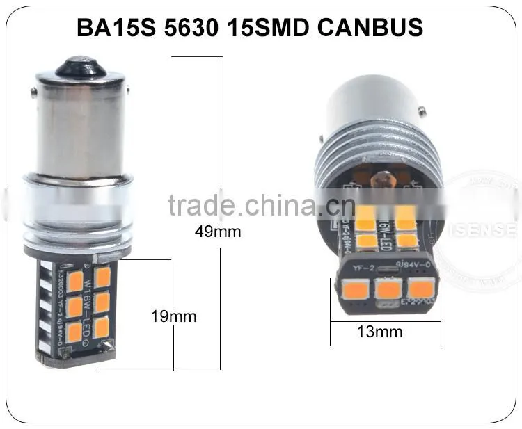 Super Bright 12V 15W Car LED Bulb 1156/Ba15s/P21W Canbus