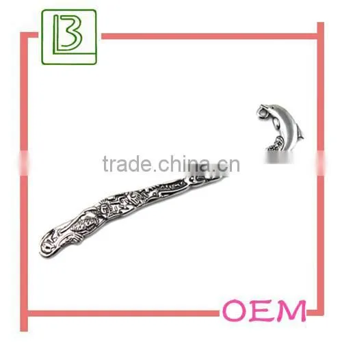 Promotional fashion custom metal bookmark wholesale
