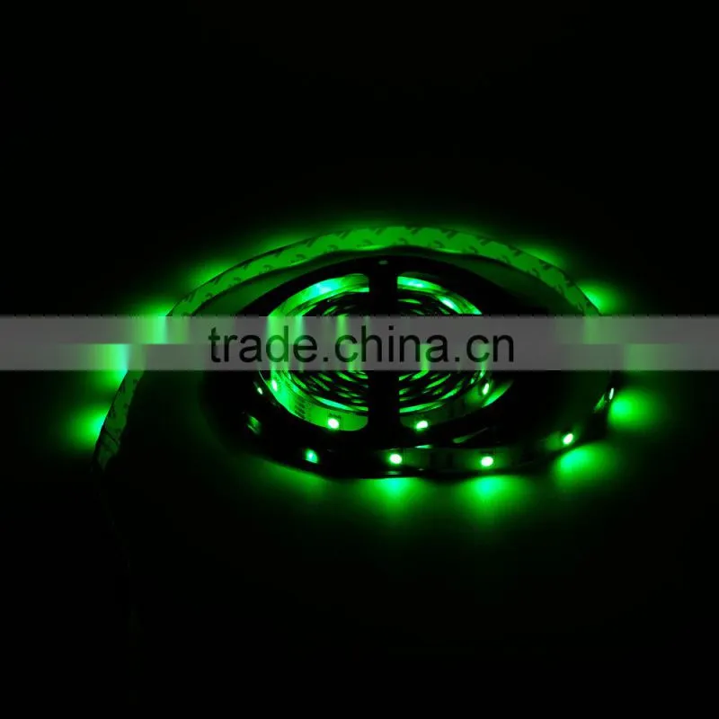 5M 150Leds/roll SMD 5050 30 leds/m Non-waterproof RGB LED Strip Light digital +44 key IR Remote controller+12v 3A power supply