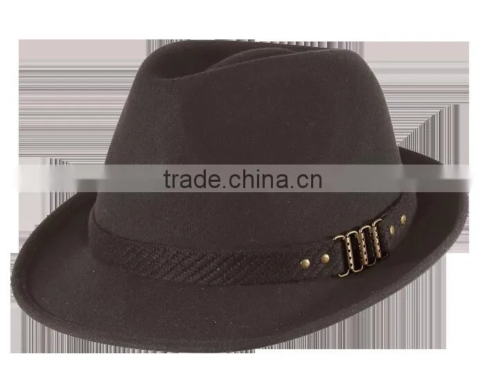 Wool Felt Trilby Hat Fedora Hat