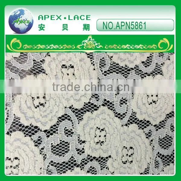 Discount lace fabric nylon lace APN5860