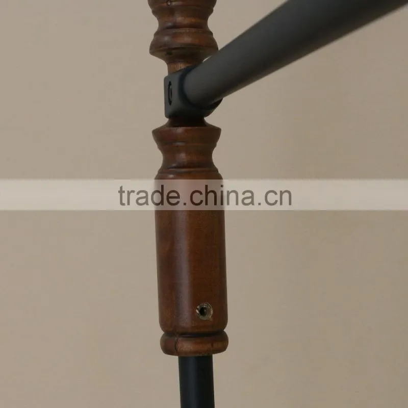 Chinese style wood flooring display rack
