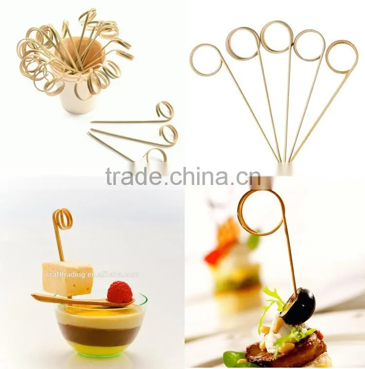 Suppliers manufacturers knotted bamboo skewer