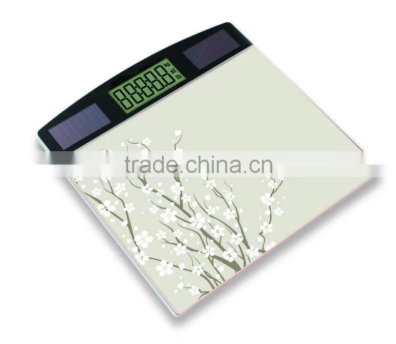 solar scale glass top scale digital platform scale body weighing scale electronic personal scale standing scale bathroom scale
