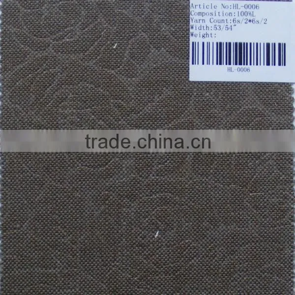 knurling pure linen sofa fabric