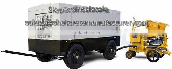 High Quality Concrete Shotcrete Machine, Gunite Machine for Spraying Concrete or Mortar.