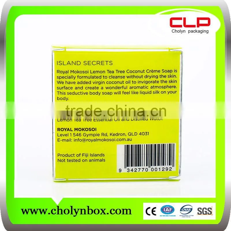 2016 customize box for round soap box for men