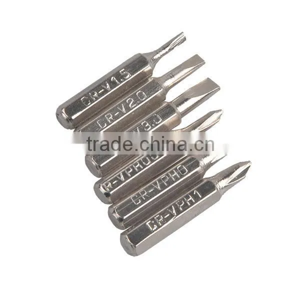 6 Bits LED Pen Screwdriver with Light