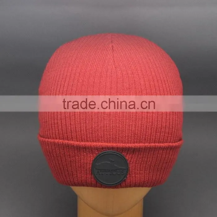 DESIGN YOUR OWN WINTER HAT WITH LATHER PATCH FOR MEN