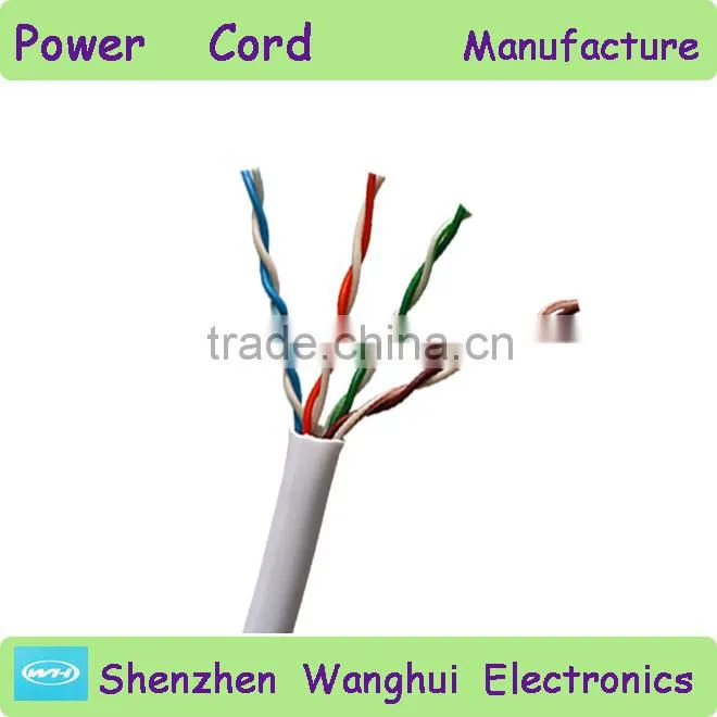 China manufacturer cheap price 4*2*0.5mm cca utp cat5e