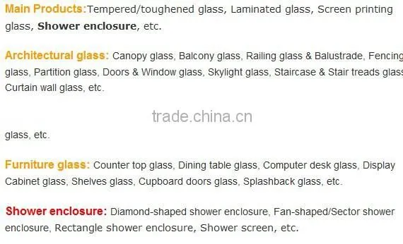 900*900 simple tempered glass shower rooms
