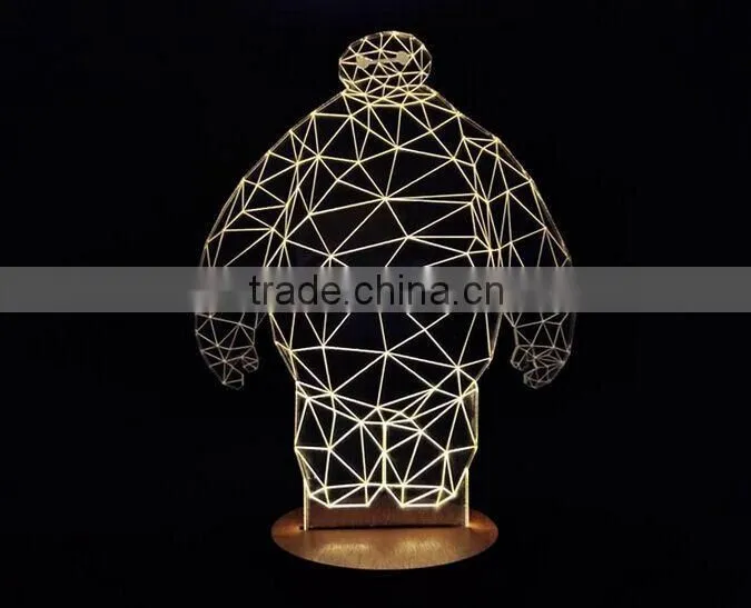 2015 New Design Led Small Night Light,3D Table Light