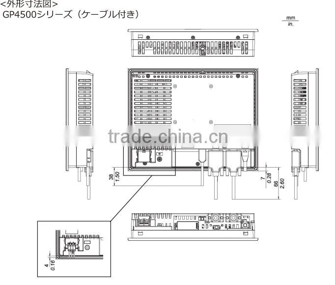 PFXGP4501TMD PROFACE hmi GP-4501T