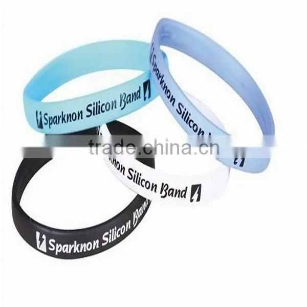2014 Best selling cheap silicone bracelets/High quality silicone wristbands