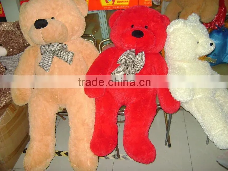 plush bear with bowknot