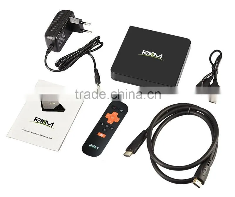 RKM MK68 Android 5.1 Smart Tv Box Rockchip RK3368 Octa Core 2.4GHz/5.8GHz Wifi ac KODI XBMC