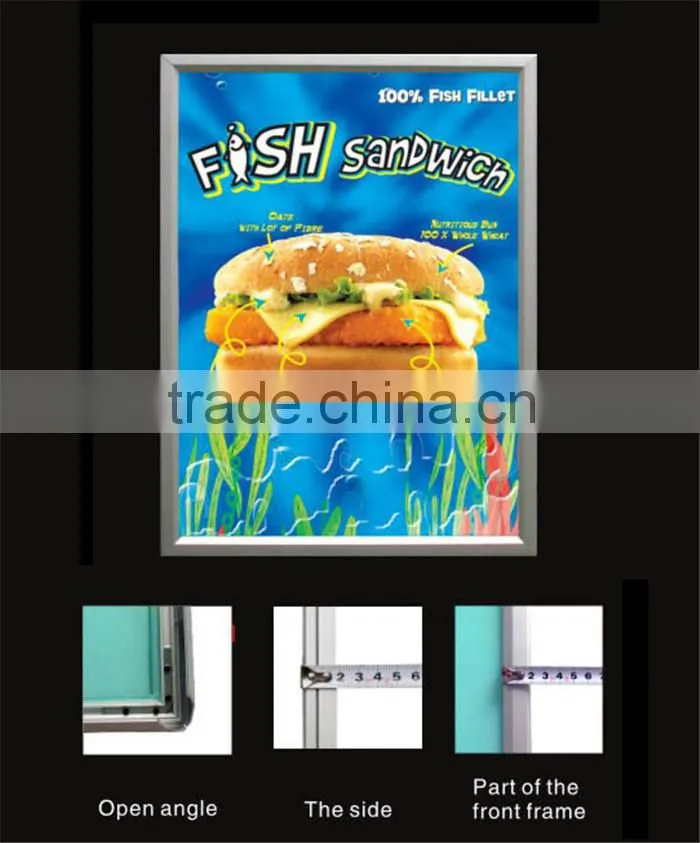 retangle light box vacuum display light sign advertizing lightbox
