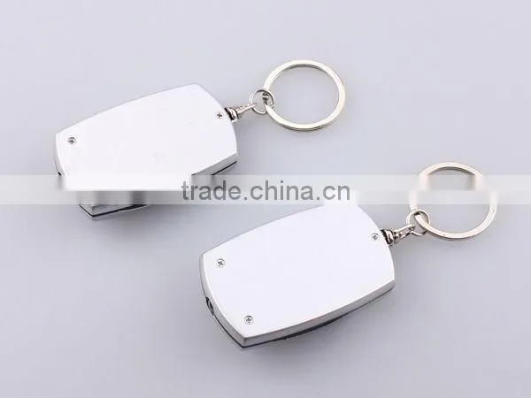 mouse pushing keychain led light