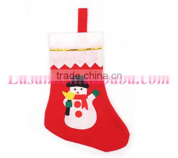 Cheap wholesale christmas supplies plain santa christmas stocking