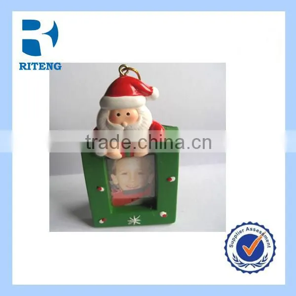 home decor polyresin christmas funny baby photo frame gift