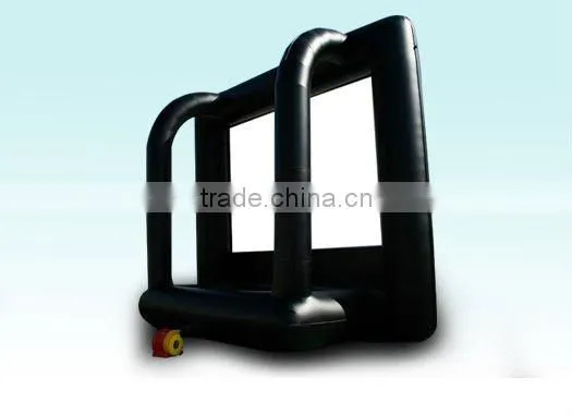 Large inflatable outdoorinflatable cinema screen/movie screen inflatable