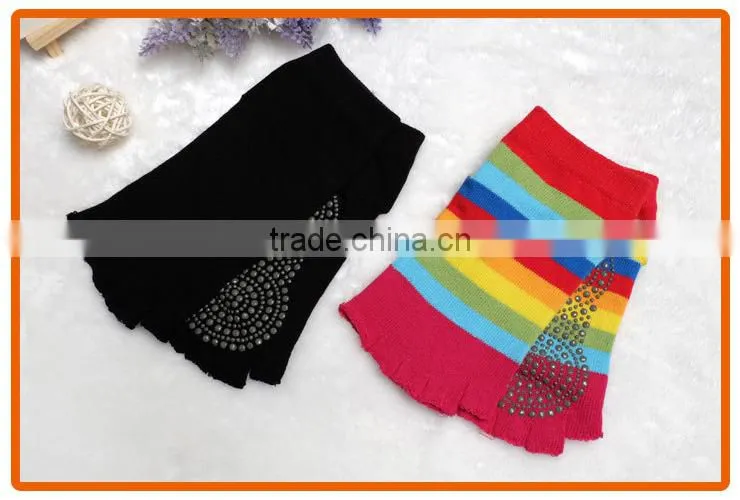 Cotton Ladies Five Fingers Toe Ankle Socks Invisible Liner No Show Socks