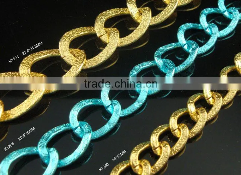 Colorful rope chain for jewelry accessory and decoration