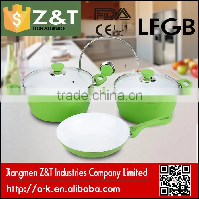 aluminum non-stick ceramic Forged elegant cookware set