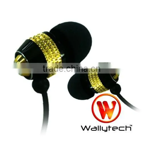 Colorful&Hot sale Metal Earphone For iPod For MP3 / MP4