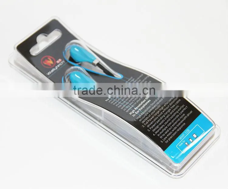 Flat Cable Multifunction Earphone for iphone