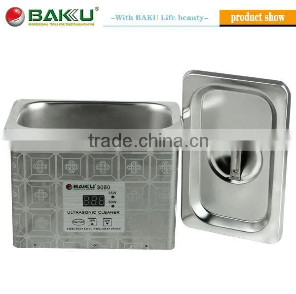Digital display mini Glasses Watches Jewelry ultrasonic cleaner BAKU BK3050