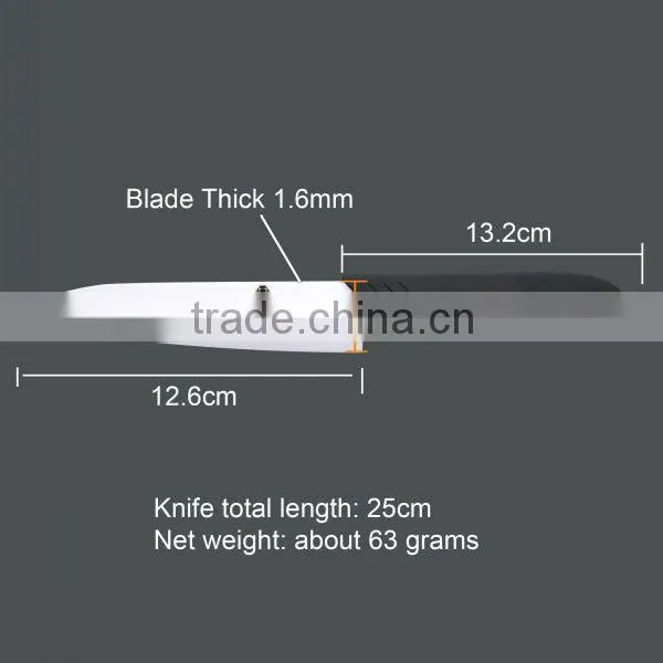 Daily life using tools 5 inch ceramic utility knife