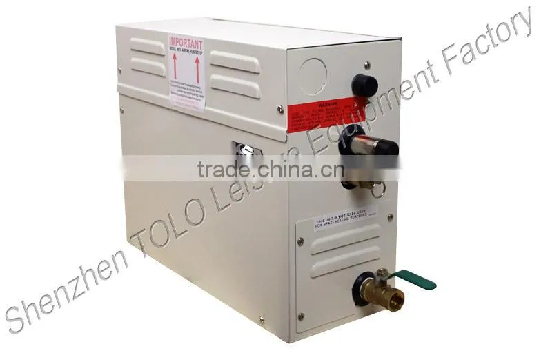 Automatic steam machine for steam generator shower