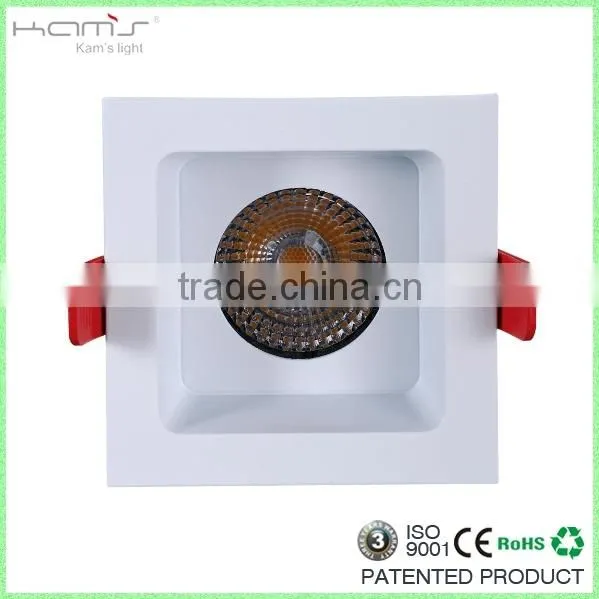 Recessed Square LED Downlight Hot Product / LED COB Ceilling Light Types of Office Lighting
