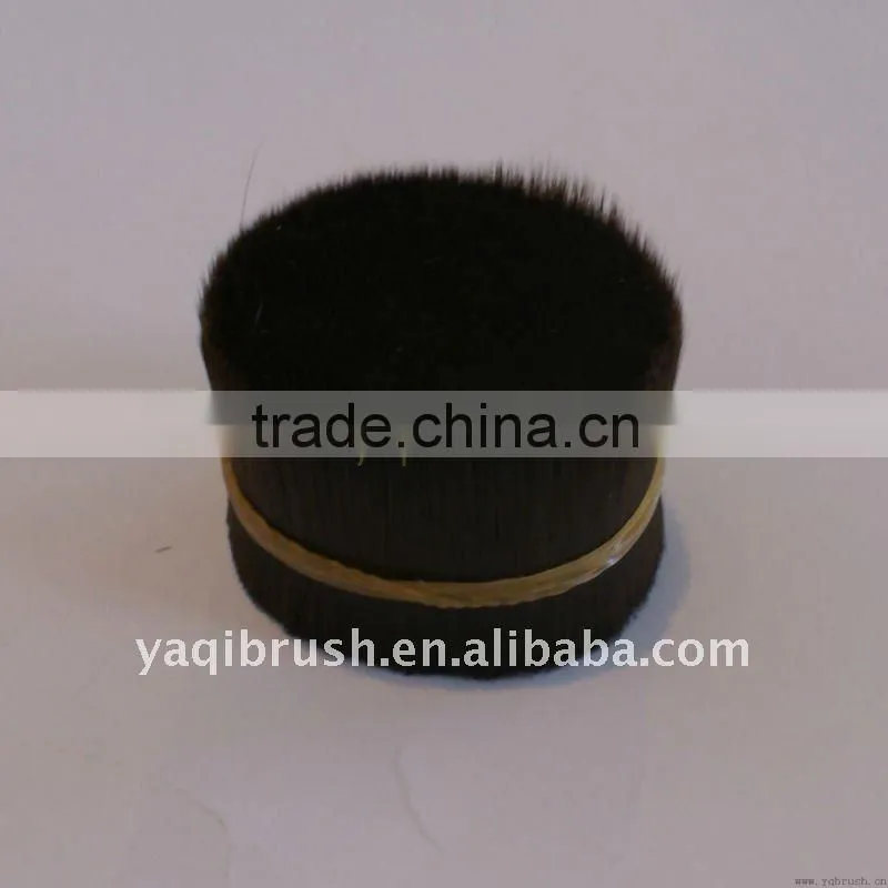 green synthetic hair for brushes