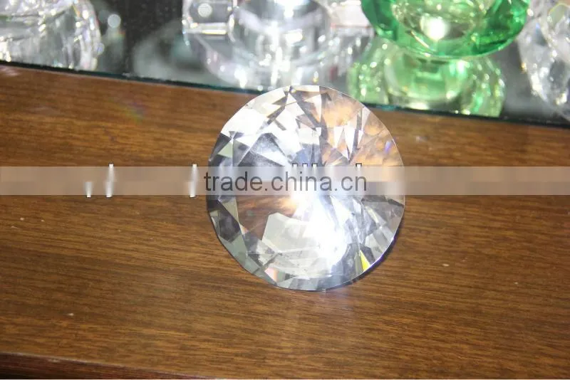 large and single clear crystal diamond