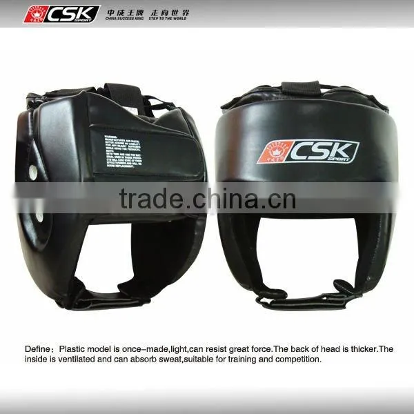 Synthetic leather boxing headgear