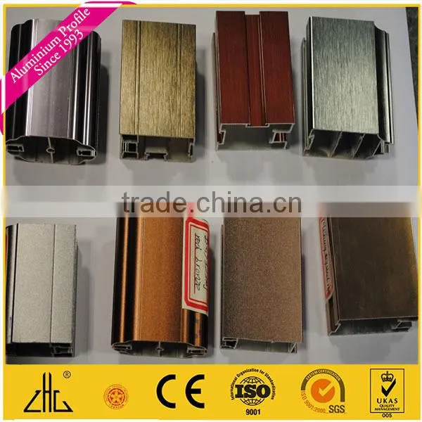 WOW!!!alibaba supplier high quality aluminum profile China ,powder painted with factory price ,shapes of extrusion aluminum
