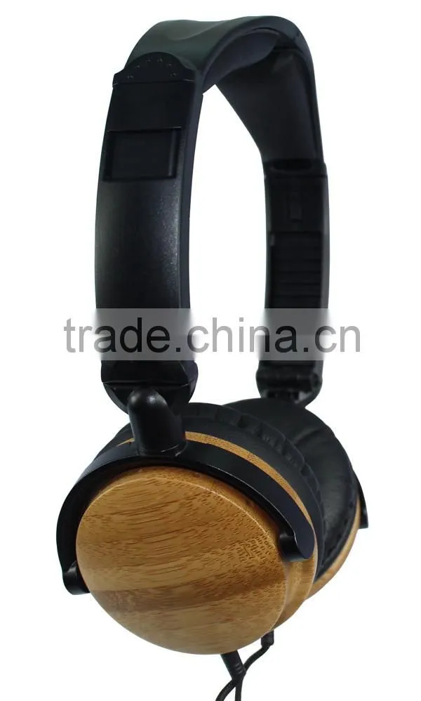 New design wood headphone for promotion use headphone