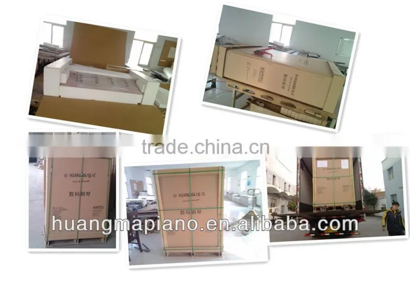 Digital Piano 88 keys/Black Polish Electric Piano/ HUANGMA HD-L123upright piano / musical instrument synthesizer