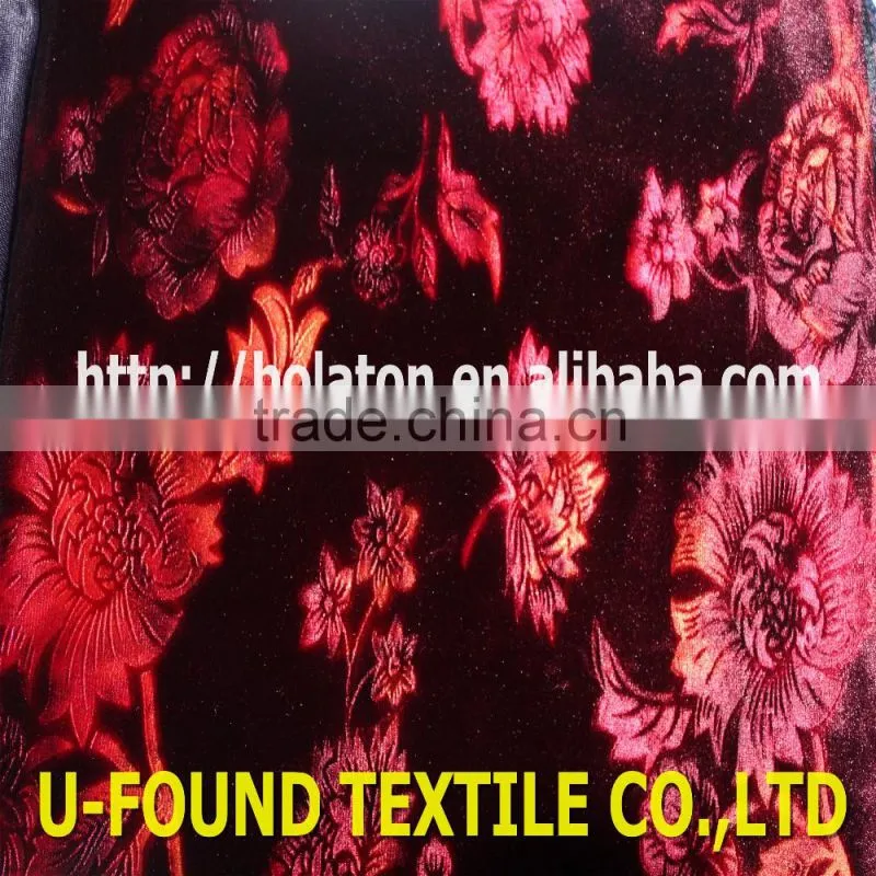 95% POLYESTER 5% SPANDEX NEW KOREA KS 3D COLOUR EMBOSS VELVET ,POLYESTER STRECH VELVET FABRIC MADE IN CHINA