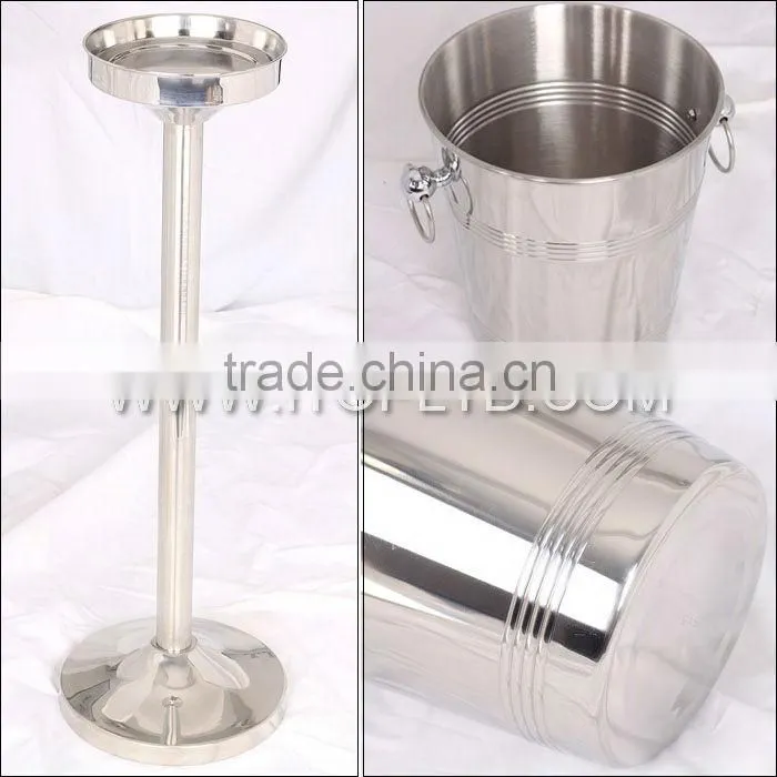 Luxury stainless steel champagen bucket frame