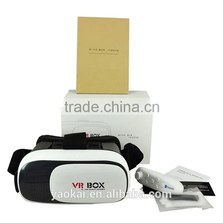 2016 Hot Selling Virtual Reality Glasses Case Plastic Google Cardboard 3D VR BOX 2.0 Adjustable 3D VR