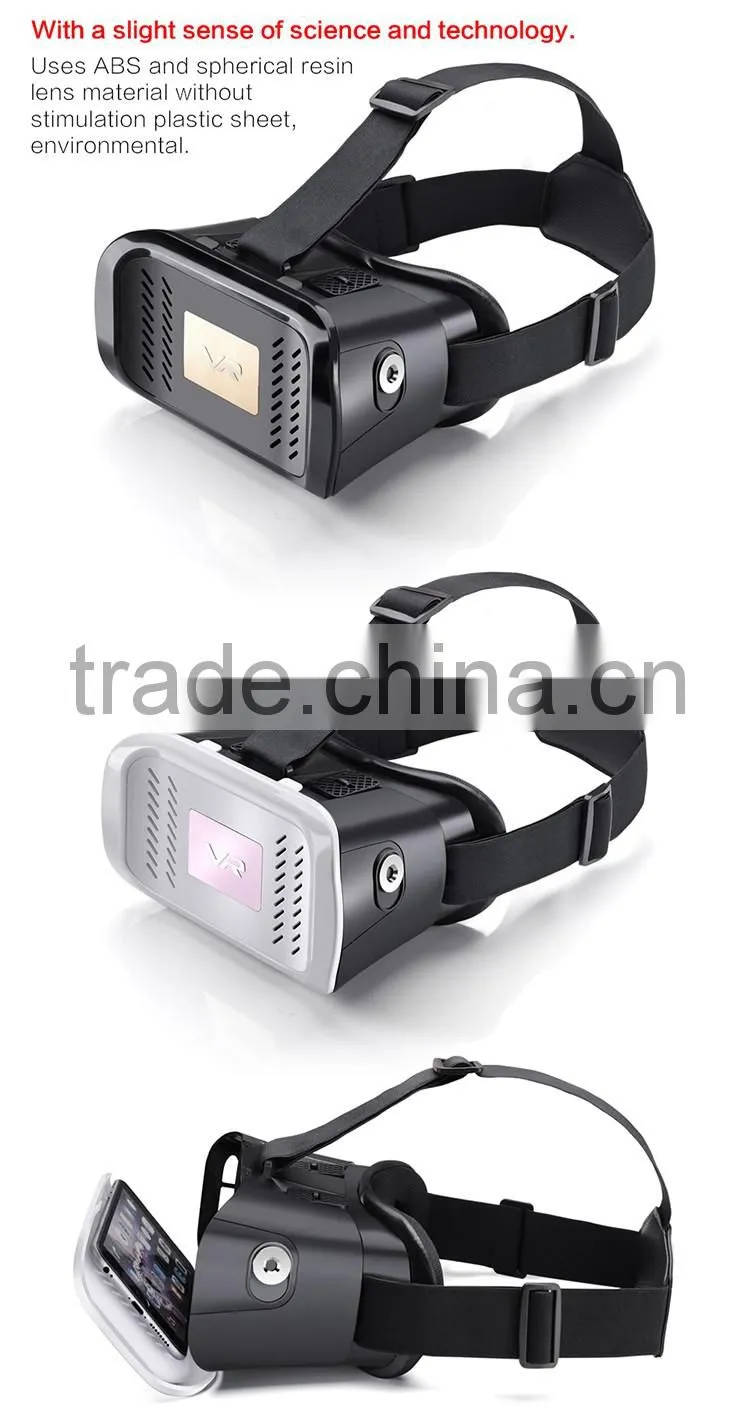 Google cardboard cinema vr46 with white and black