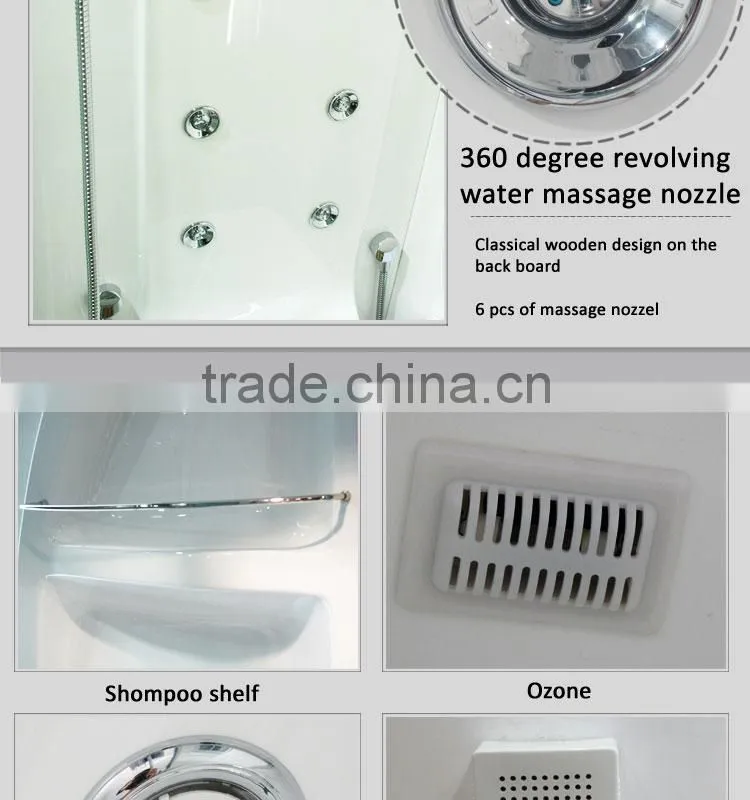 FC-116 4-person infrared steam sauna room