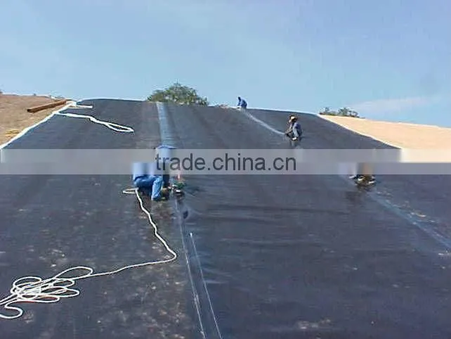 HDPE geomembrane puncture resistence