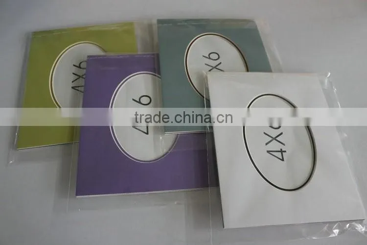 Promotional gift outer size 6*8" inner cut 4x6" wholesale black paper frame