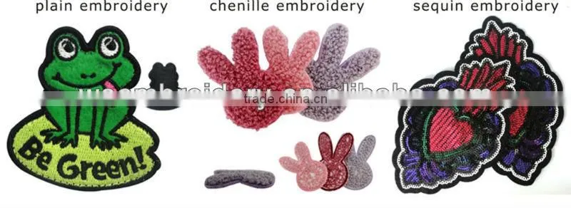Wholesale korea flag embroidery badge